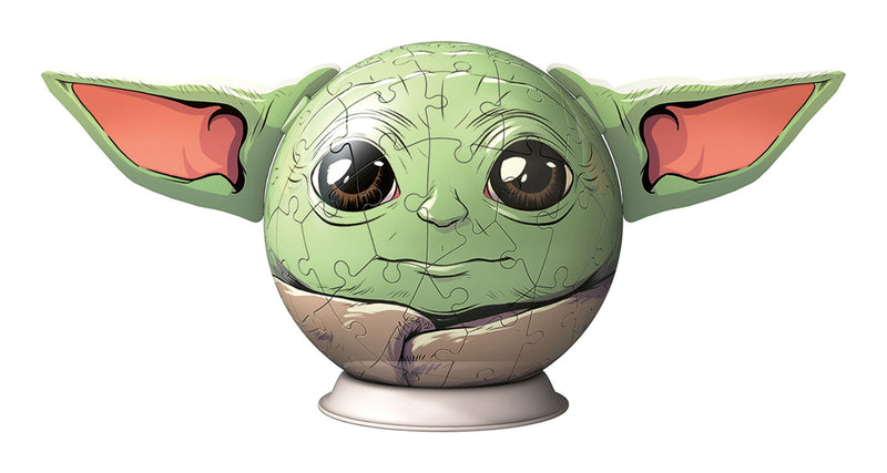 Star Wars Grogu with Ears 72 Piece 3D Puzzle Ball - Image