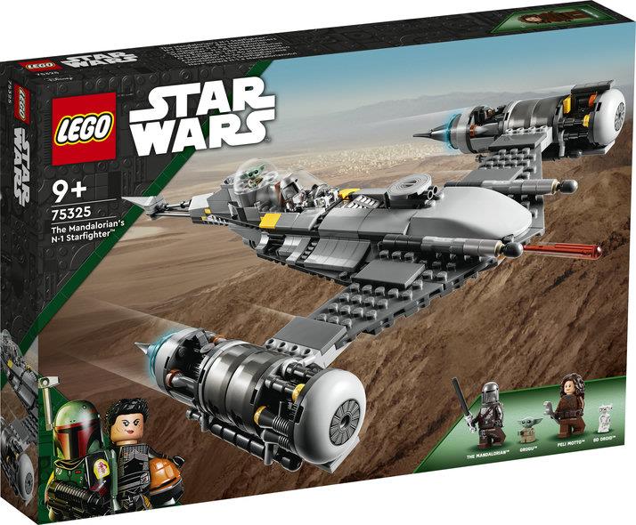 Lego Star Wars 75325 The Mandalorian’s N-1 Starfighter for Ages 9 & Up, close-up detail