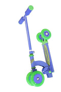 Ozbozz My First Folding Push Scooter Blue Outdoor Game for Boys SV12316, side angle