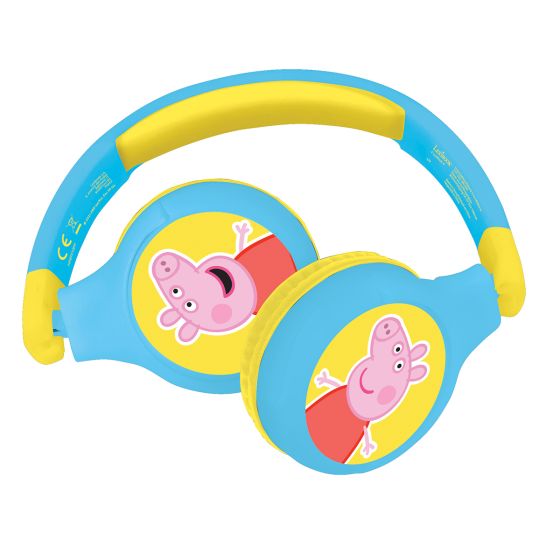 Peppa Pig 2 in 1 Bluetooth & Wired Foldable Headphones