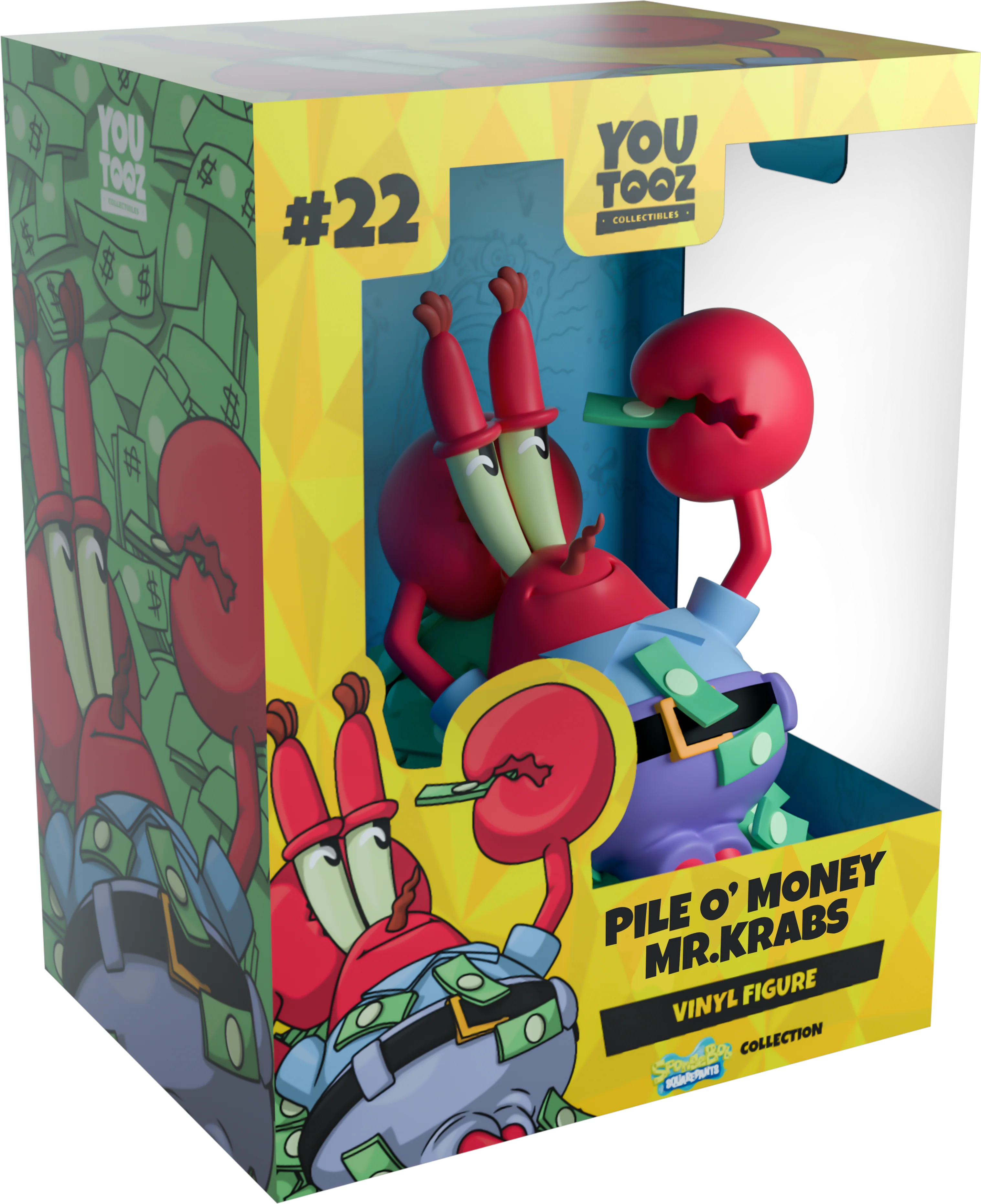 Youtooz Official Spongebob Squarepants Pile'O'Money Mr. Krabs Figure