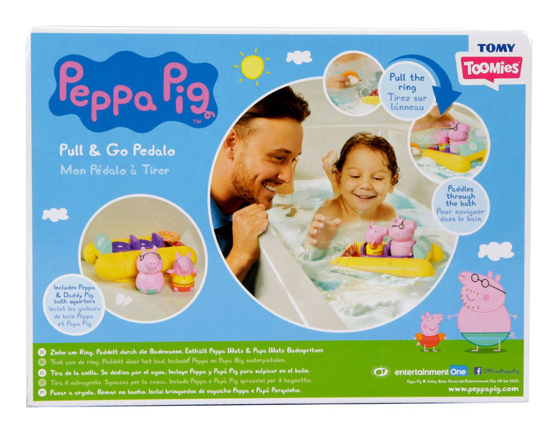 Toomies Peppa Pig Pull & Go Pedalo - Image