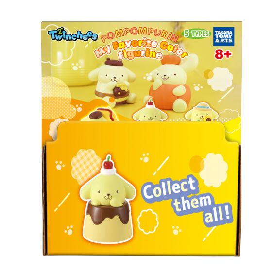 Twinchees Pompompurin My Favorite Colour Figs (Case of 24)