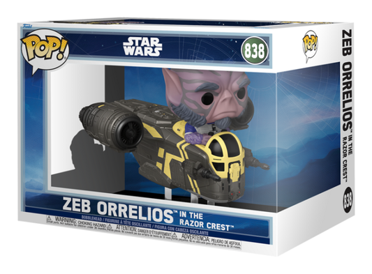 Ride Deluxe - Star Wars Mandalorian & Grogu - Zeb Orrelios Funko Pop! Vinyl Figure