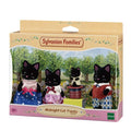 Sylvanian Families Midnight Cat Family Toy Playset for Ages 3 and Up collectible from Curious Minds