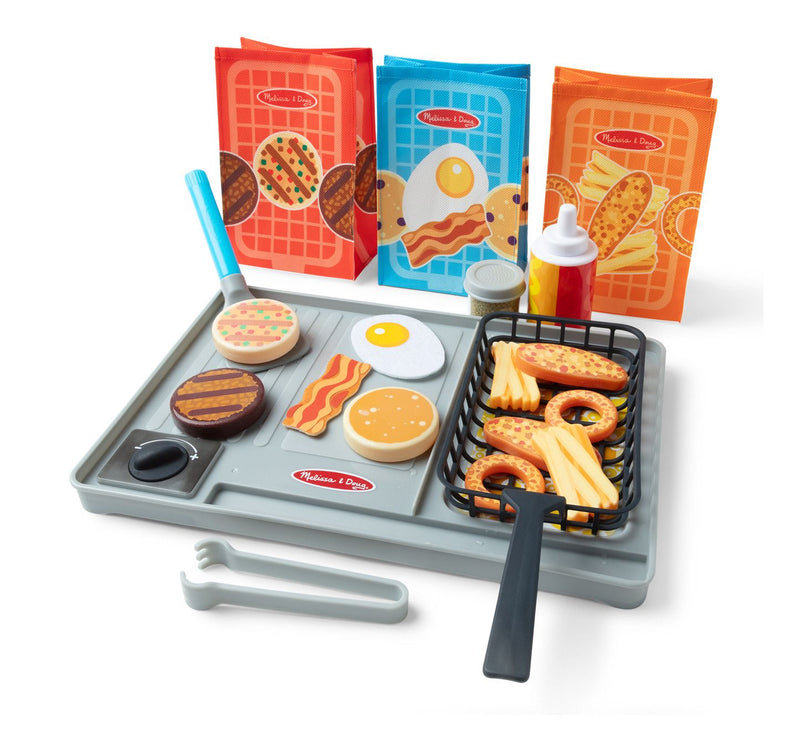 Melissa & Doug - Flip N Fry Grill Playset - Image