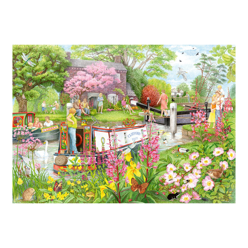 Cosy Cafe No.4 River Cafe 1000 Piece Jigsaw Puzzle