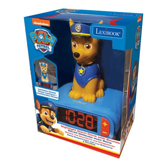 Paw Patrol Chase Alarm Clock With Night Light