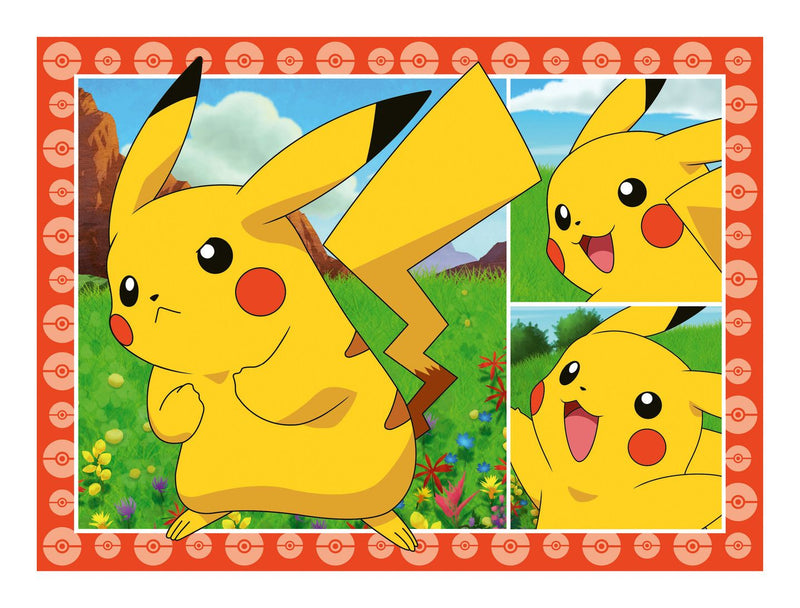 Speedy Puzzle Pokemon 4x35 Piece Jigsaw Puzzles - Image