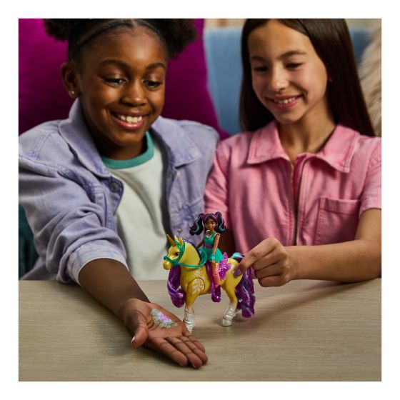 Unicorn Academy - Sml Doll Ava/PLant Magic Leaf