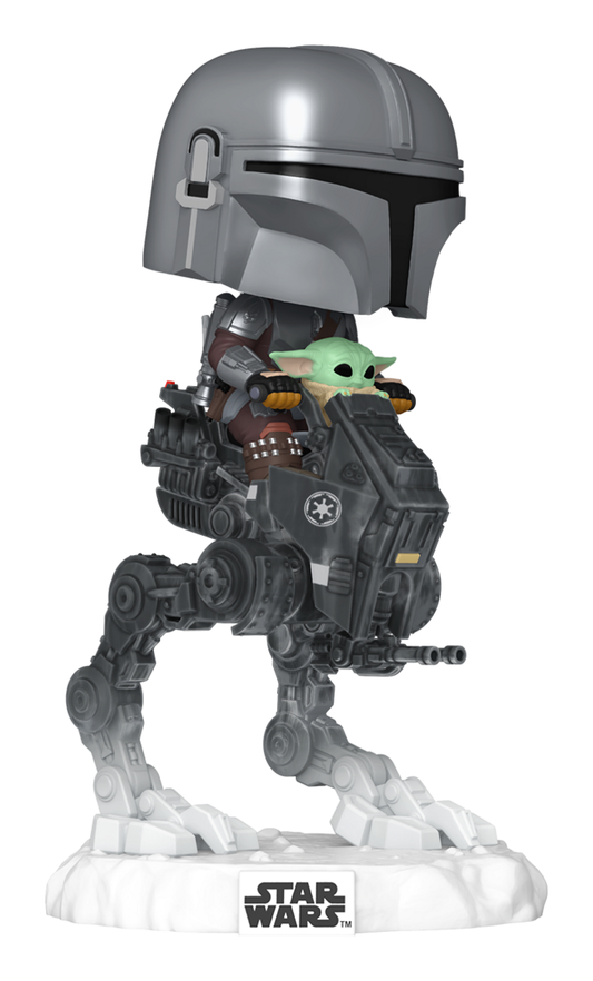 Pop! Ride Deluxe - Star Wars M&G - Mand with Grogu, alternate view