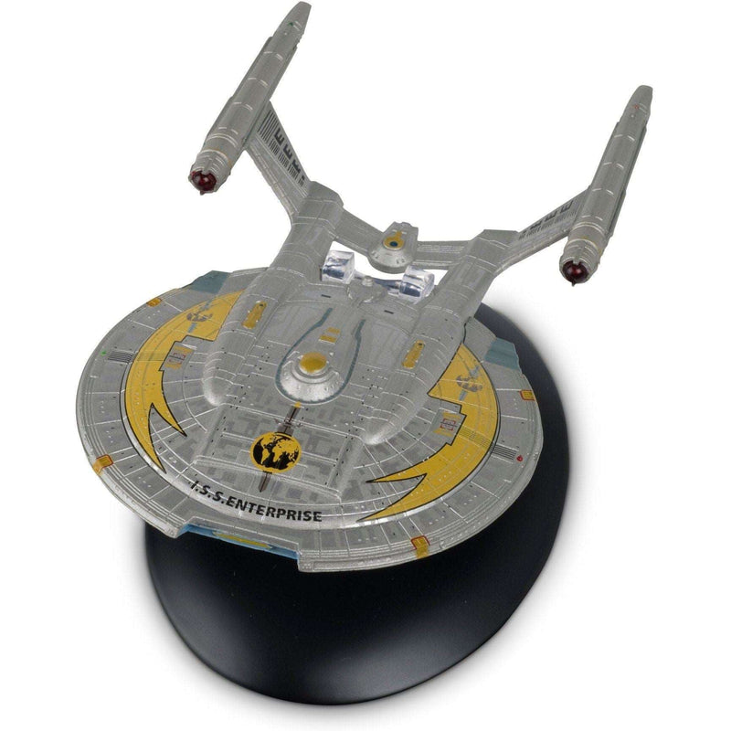 I.S.S. Enterprise NX-01 Mirror Universe Model Die Cast Ship BONUS ISSUE M2 (Eaglemoss / Star Trek), in display