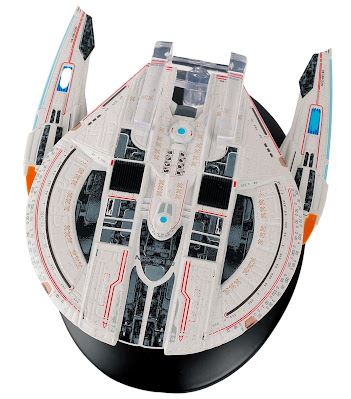 U.S.S. Edison NCC-95160 Federation Temporal Warship Model Diecast Ship STO (Eaglemoss / Star Trek), close-up detail