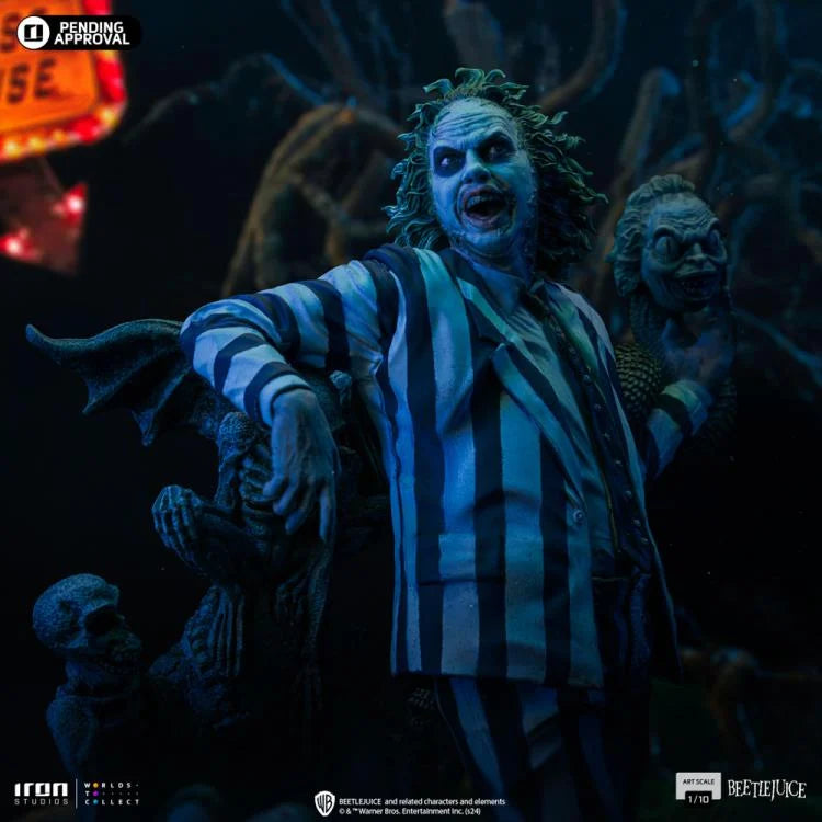 Iron Studios Beetlejuice Beetlejuice (2024) Beetlejuice 1/10 Deluxe Art Scale Limited Edition Statue