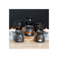 Black Triple Moon Cut Out Oil Burner