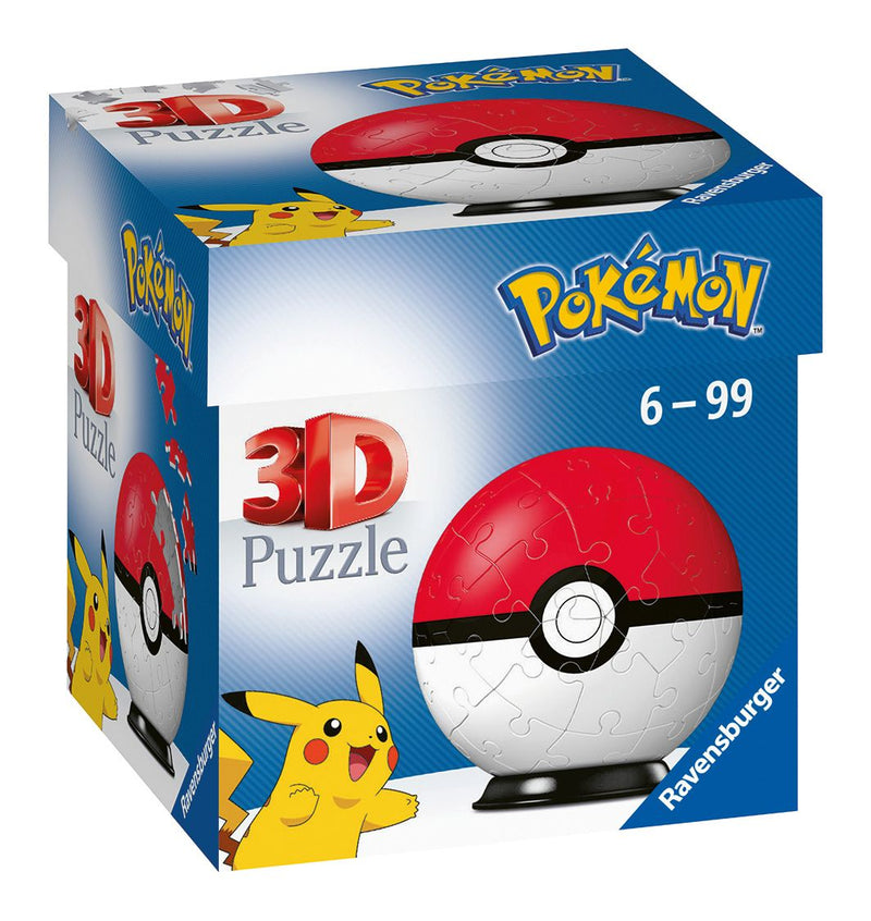 Pokemon Pokeball 54 Piece 3D Puzzle - Image