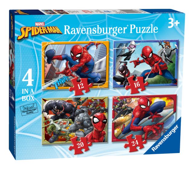 Marvel Spider Man 4 in a Box Jigsaw Puzzle