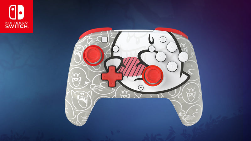 PDP Rematch Glow Wireless Controller Boo Hoo for Nintendo Switch in-game view