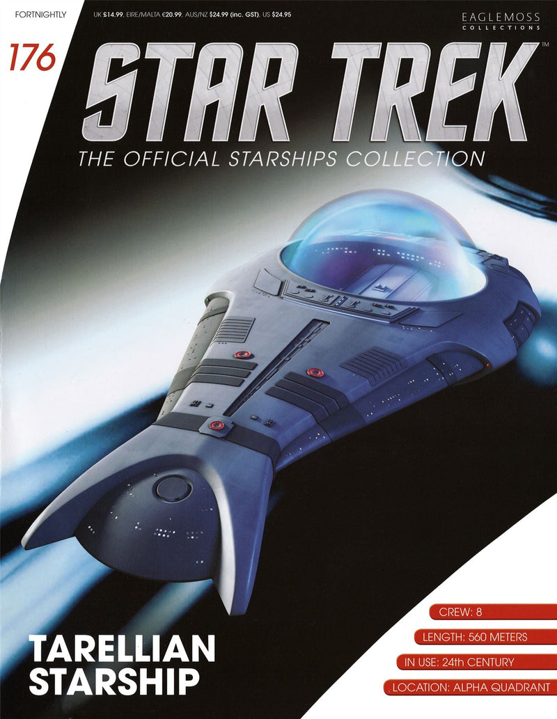 Tarellian Starship Model Die Cast Ship STDC176 (Eaglemoss / Star Trek), close-up detail