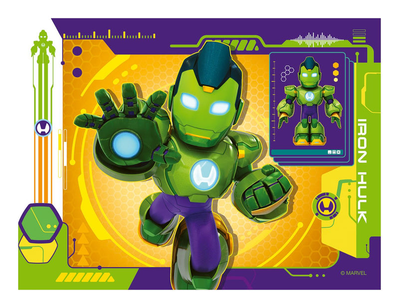 Iron Man & His Awesome Friends 4 in a Box Jigsaw Puzzles - Image