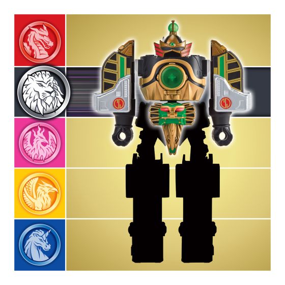 MMPR Deluxe Combinable Thunderzord - Lion