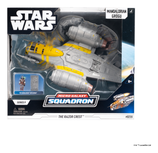 Star Wars Micro Galaxy Squadron - 8 The Razor Crest collectible from Abgee