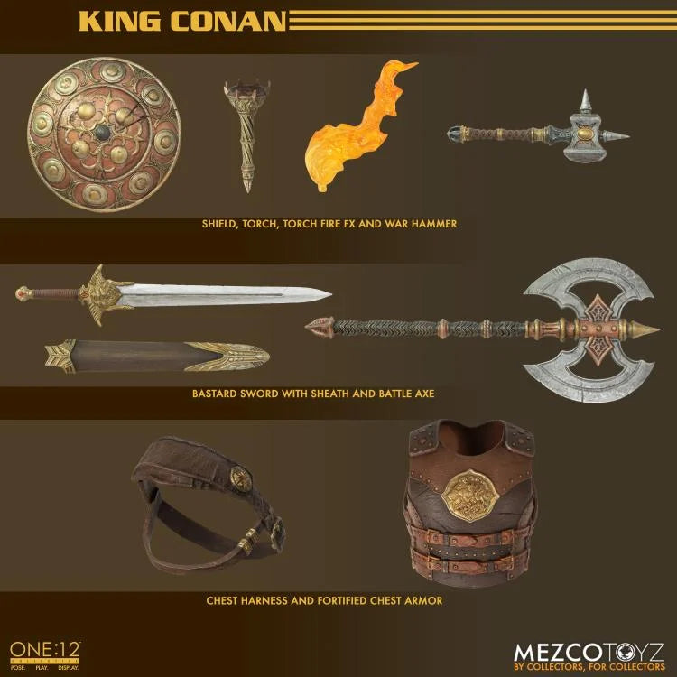 Mezco King Conan One:12 Collective King Conan