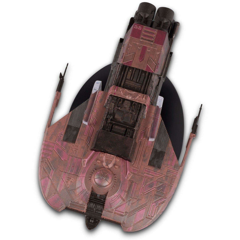 The Merchantman Starship Model Die Cast Ship (Eaglemoss / Star Trek), in display