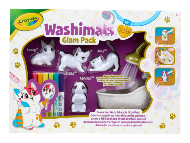 Washimals Pets Bathtub Playset-Refresh Glam Tub - Image