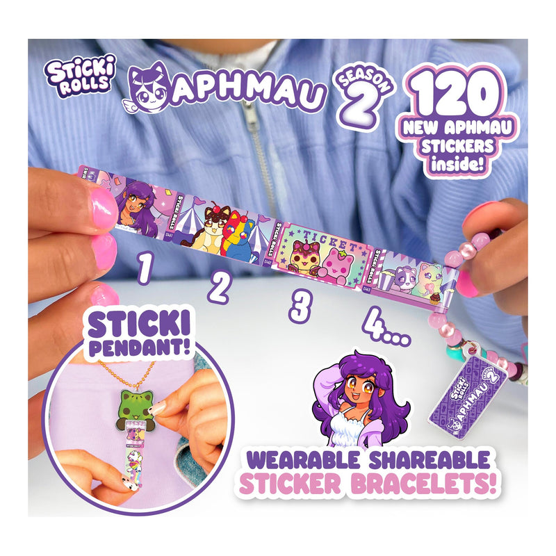 Sticki Rolls Aphmau Pendant Pack S2 (Case of 6)