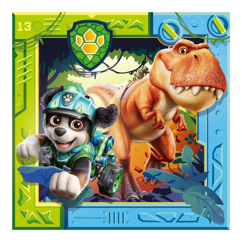 Paw Patrol 3 Dino Movie 3x 49 Piece Jigsaw Puzzles