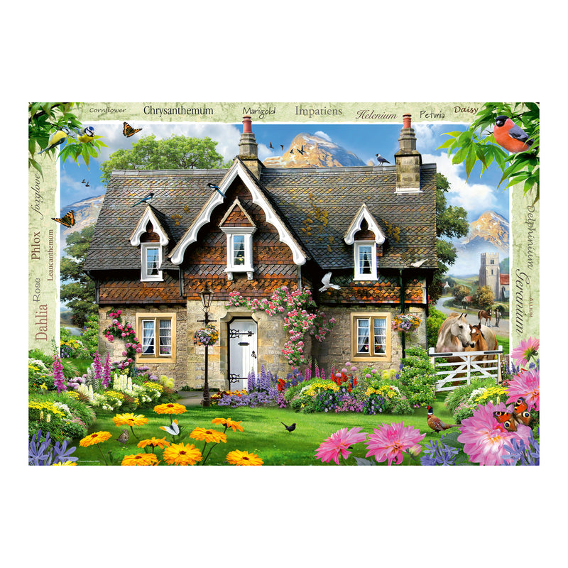 Country Cottage No.15 - Hillside Cottage 1000 Piece Jigsaw Puzzle