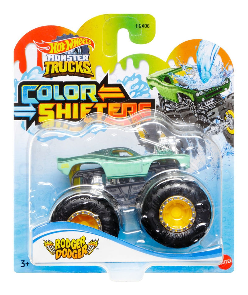 Hot Wheels Monster Trucks 1:64 Colour Shifters Assortment - Image