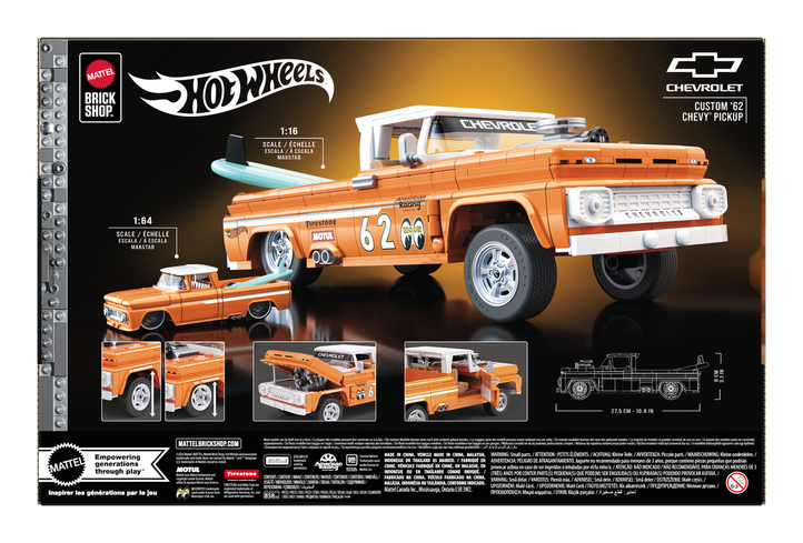 Hot Wheels Elite Custom 62 Chevy Pickup - Image