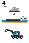 Brio World Harbour Freight Ship & Crane - Image