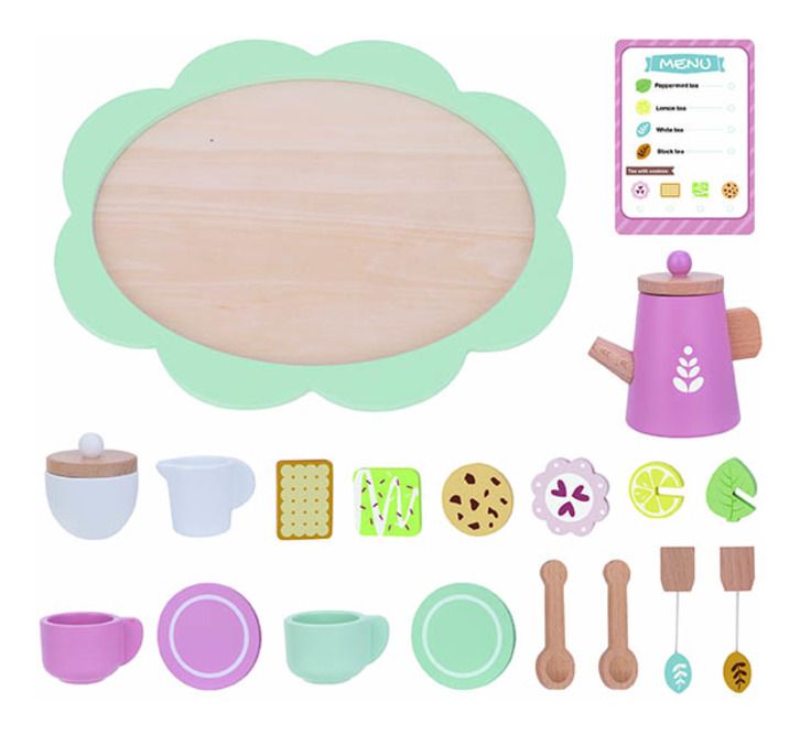 Wooden Afternoon Tea Set - Image