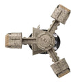 Ty'Gokor Orbital Station Model Diecast Ship SPECIAL ISSUE (Eaglemoss / Star Trek), side angle