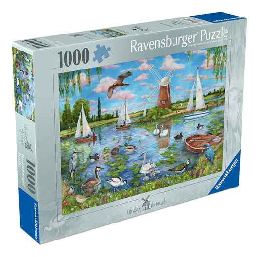 Life Along The Broads 1000 Piece Jigsaw Puzzle