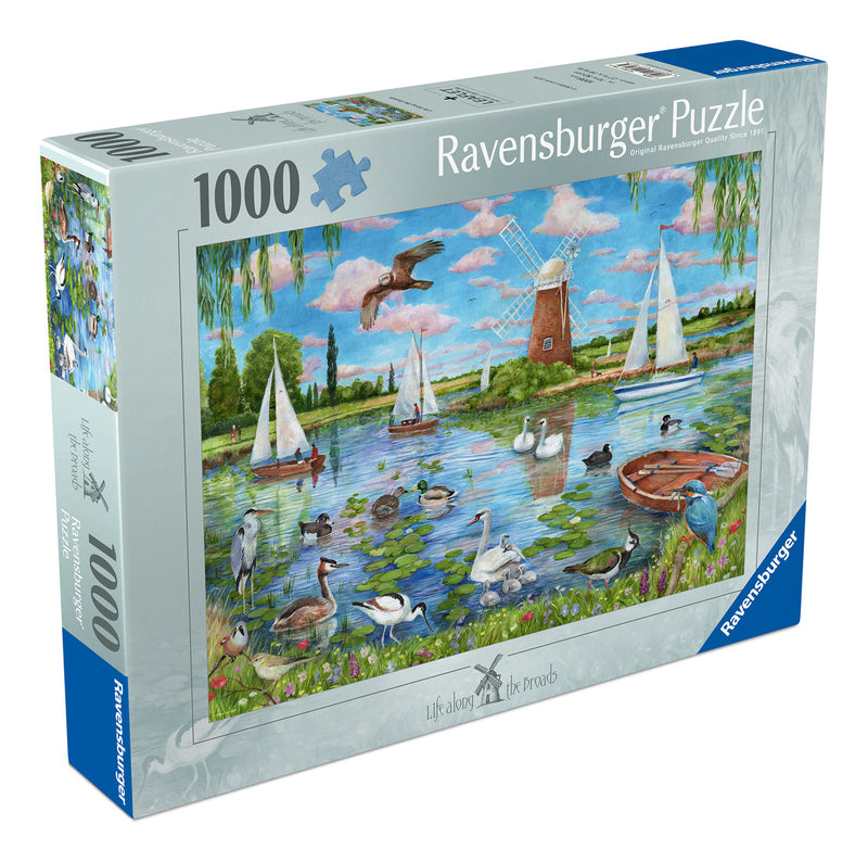 Life Along The Broads 1000 Piece Jigsaw Puzzle