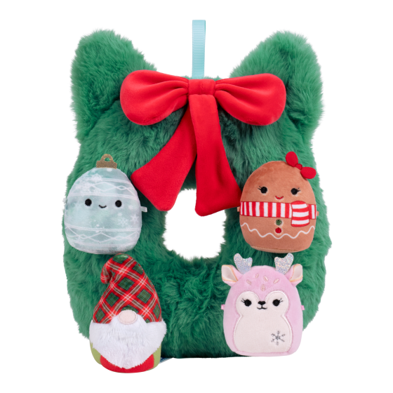 Micromallows - 2.5in Plush - Holiday Wreath