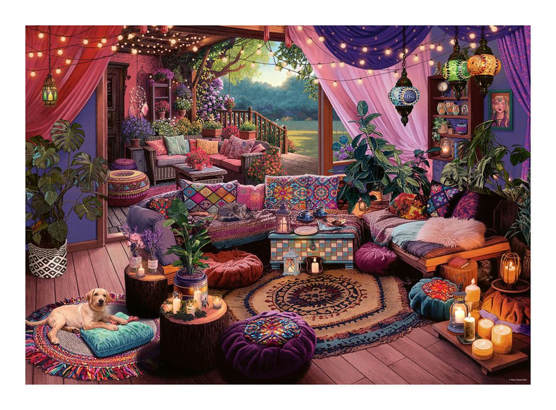 My Haven No. 12 Boho Resort 1000 Piece Jigsaw Puzzle - Image