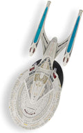 U.S.S. Enterprise NCC-1701-E (Sovereign-class) XL EDITION Ship Model Die Cast Starship (Eaglemoss / Star Trek), in display