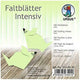 Ursus Folding Sheets Plain 100 Sheets (610 x 10 cm) for Origami Artists Intense Colours Mint