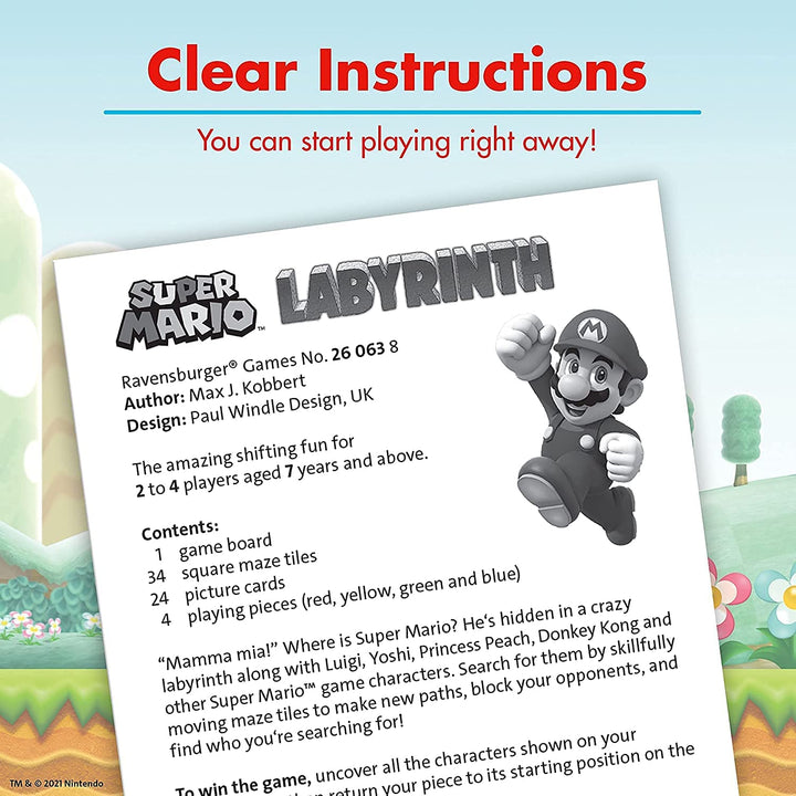 Super Mario Labyrinth Board Game