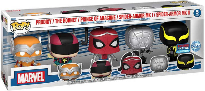 Spider-man Marvel Year of the Spider Set of Five Assorted Funko POP! Vinyl Figure
