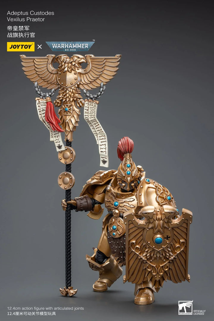 JoyToy Vexilus Praetor Warhammer 40K Adeptus Custodes 1/18 Scale Action Figure