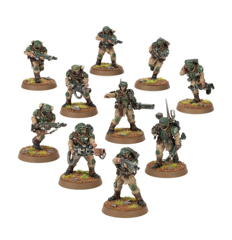 ASTRA MILITARUM: CADIAN SHOCK TROOPS, close-up detail