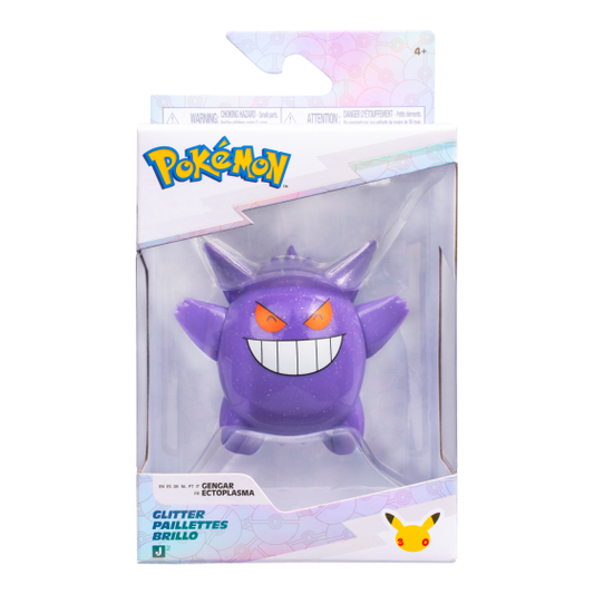 Pokemon - Glitter 3" Battle Figure - Gengar- 30th Anniversary