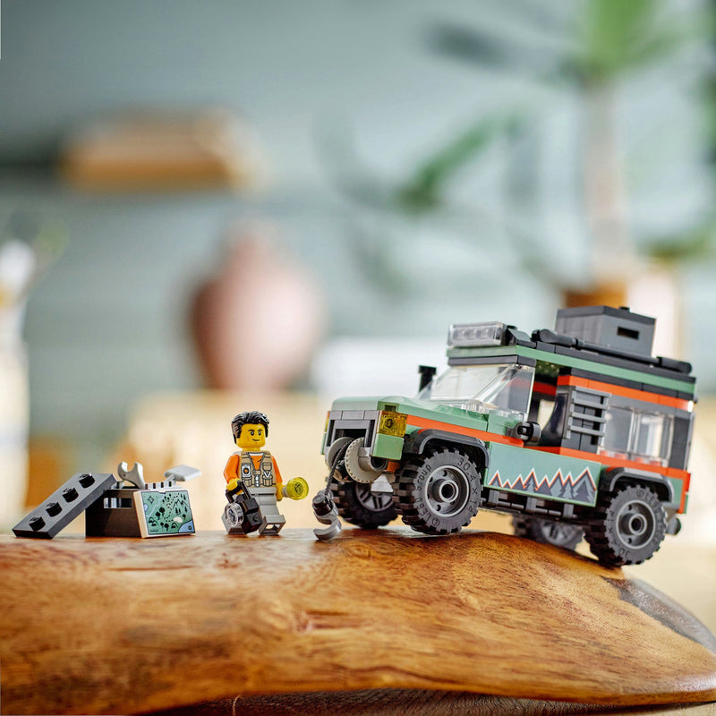 Lego City 60447 Off-Road 4x4 Mountain Truck Playset for Ages 6 and Up, side angle