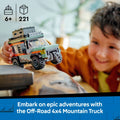 Lego City 60447 Off-Road 4x4 Mountain Truck Playset for Ages 6 and Up, alternate view